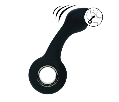 LEVELZ plicity Vibrating Silicone Prostate Stimulator Loop Black Rechargeable