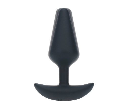 LEVELZ Classic Silicone Vibrating Plug M Black - Rechargeable & Hypoallergenic