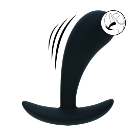 LEVELZ Plug S Black - Rechargeable Silicone Anal Plug