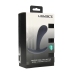 LEVELZ Vibrating Silicone Prostate Massager Medium Black Ergonomic