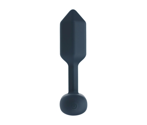 LEVELZ Hexagonal Silicone Anal Plug S Black - Vibrating, Rechargeable