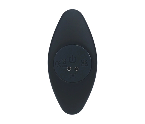 LEVELZ Tri Bulb Vibrating Silicone Plug Black - 10-Mode, USB Rechargeable
