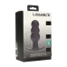 LEVELZ Tri Bulb Vibrating Silicone Plug Black - 10-Mode, USB Rechargeable