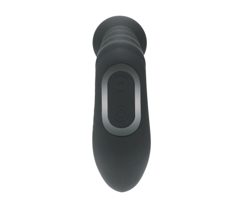 LEVELZ Beaded Prostate Model Heating & Tapping Black Silicone