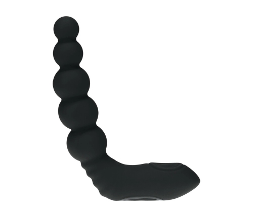 LEVELZ Beaded Prostate Model Heating & Tapping Black Silicone