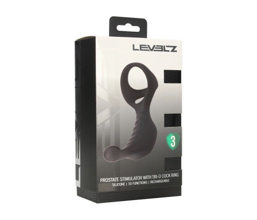 LEVELZ - Silicone Prostate Massager with Vibrating Ring