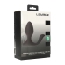 LEVELZ Plug-ilicious 2 Black - Rotating Silicone Plug with Ball Stimulator