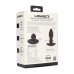 LEVELZ 2 Black - Vibrating Rotating Silicone Plug