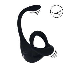 LEVELZ O-Remote Silicone Tri Ring & Prostate Stimulator Black