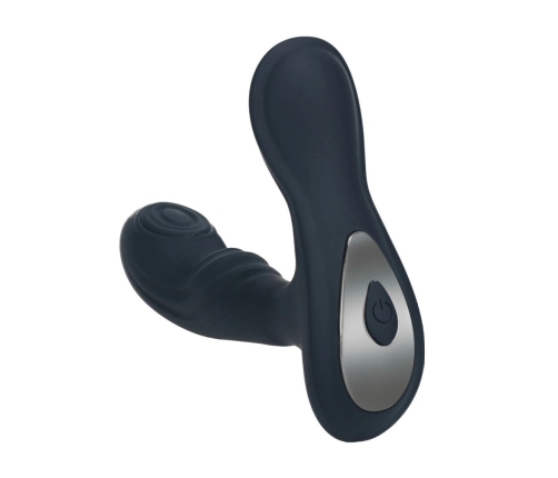 LEVELZ Stealth Black Silicone Intimate Prostate Device with Ball Stimulator