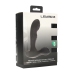 LEVELZ Stealth Black Silicone Intimate Prostate Device with Ball Stimulator