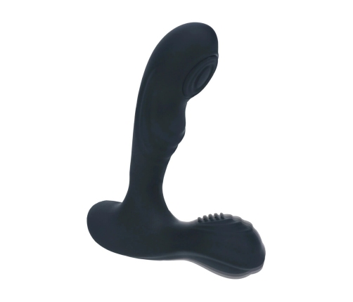 LEVELZ Stealth Black Silicone Intimate Prostate Device with Ball Stimulator