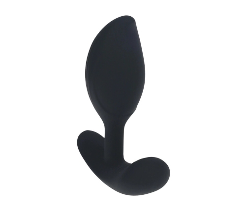 LEVELZ Black Liquid Silicone Plug with Remote, Rechargeable
