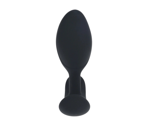 LEVELZ Black Liquid Silicone Plug with Remote, Rechargeable