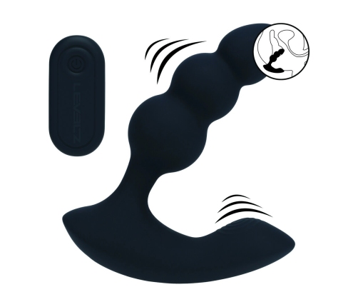 LEVELZ Revo Dual Motor Remote Silicone Prostate Stimulator Black