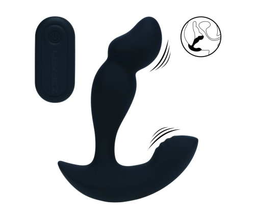 LEVELZ Primo Black Dual Motor Remote Silicone Intimate System 11.2”