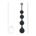 Levelz Silicone XL Waterdrop Beads 50mm Black - Anatomical Design