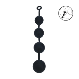 Levelz Silicone XXL Round Bead System 60mm Black - Advanced Size