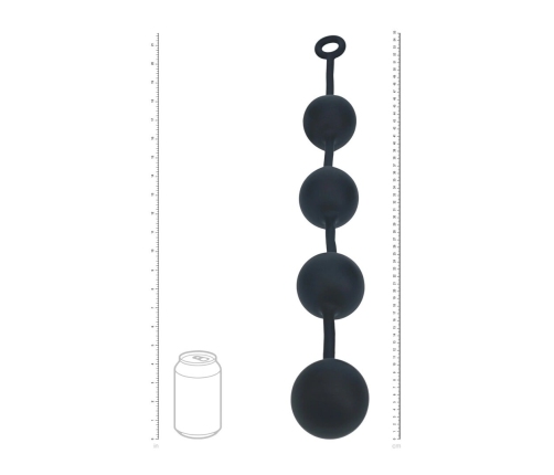 Levelz Silicone XXL Round Bead System 60mm Black - Advanced Size