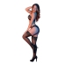 Halter Bandeaux and Panty Set - L/XL - Black