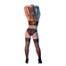 Underwired Bralette and Panty Set - L/XL - Black