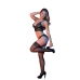 Underwired Bralette and Panty Set - L/XL - Black