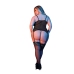 Merry Widow and G-String Set - 2X - Black