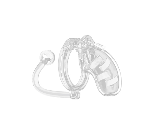 ManCage Model 10 Polycarbonate Chastity System with Plug 3.5"/9cm