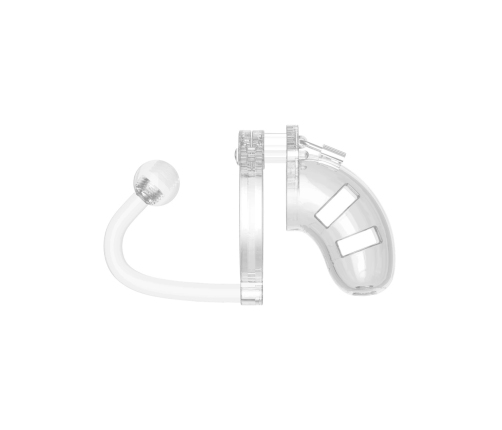 ManCage Model 10 Polycarbonate Chastity System with Plug 3.5"/9cm