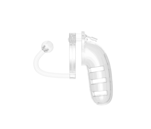 Model 12 Chastity Cock Cage with Plug - 5.5 / 14 cm