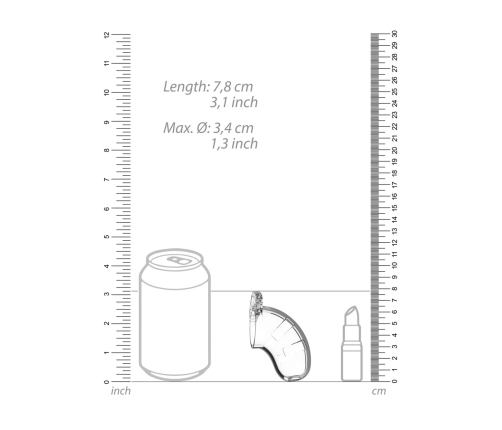 Model 13 Chastity Cock Cage - 2.5 / 6,5 cm