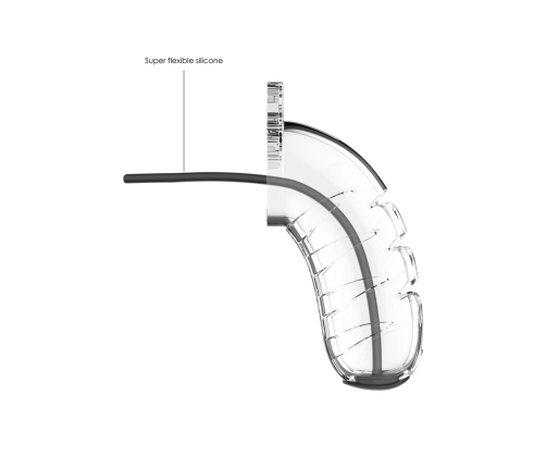 Model 16 Chastity Cock Cage with Urethral Sounding - 4.5 / 11,5 cm