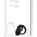 Model 24 - Chastity Cage - 3.5'' / 9 cm - Black