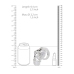 Model 25 - Chastity Cage - 3.5'' / 9 cm - Transparent