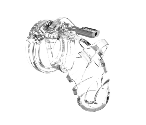Model 25 - Chastity Cage - 3.5'' / 9 cm - Transparent