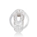 Model 25 - Chastity Cage - 3.5'' / 9 cm - Transparent