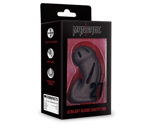 Model 27 - Ultra Soft Silicone Chastity Cage