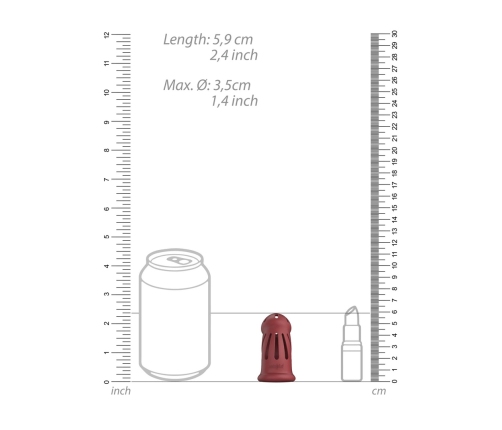 Model 28 - Ultra Soft Silicone Chastity Cage