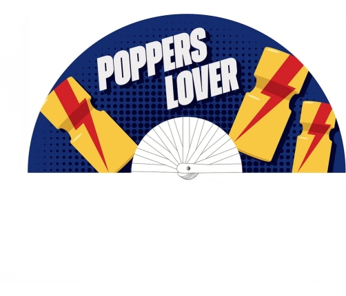 Poppers Lover 64 cm Blue/Yellow - Durable Polyester