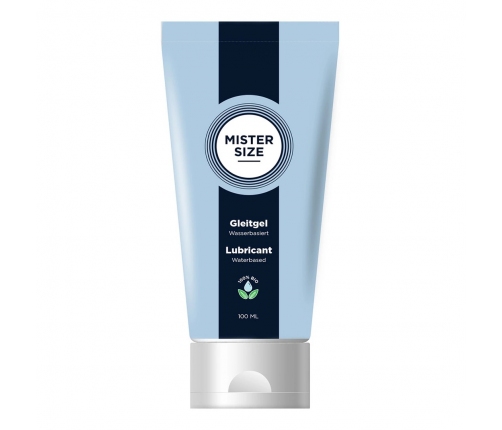 Mister Size Organic Lubricant Gel 100ml - Water-Based, Dermatologically Tested