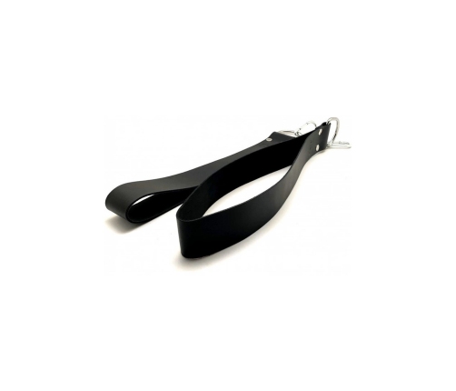 Saxos Black Leather Foot Support Loops for Sling - Adjustable Comfort Pair