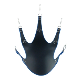 Avanua Leather Sling Blue Trim 5 Attachment Points 113x122cm