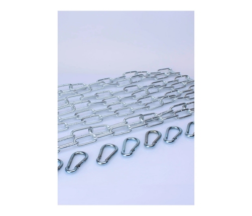 KIT 4 X 120 cm Large Link Chain + 8 Carabiners