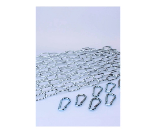 KIT 5 X 120 cm Large Link Chain + 10 Carabiners