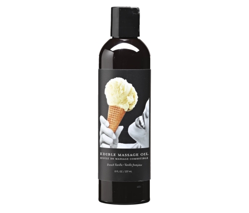 Earthly Body Olejek do masażu waniliowy 237 ml - naturalny i odżywczy