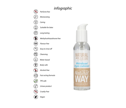 Vegan Waterbased Lubricant - 5 fl oz / 150 ml
