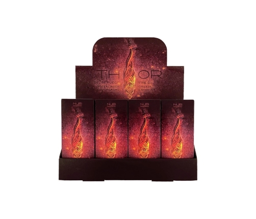 Nuei Thor Travel Size Display - 20 x 10ml Vegan Invigorating Gel Fruity Aroma