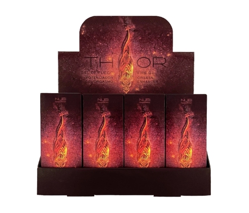 Nuei Thor Travel Size Display - 20 x 10ml Vegan Invigorating Gel Fruity Aroma