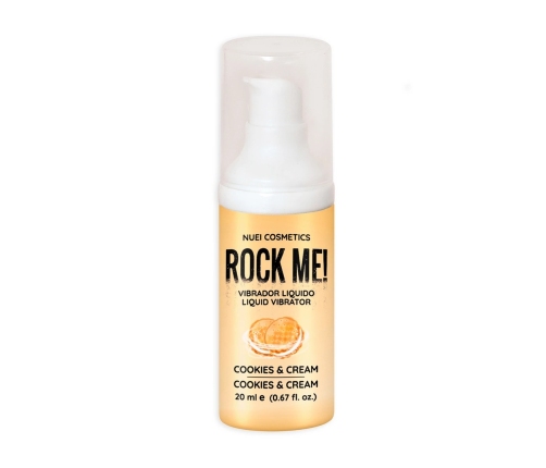 Nuei Rock Me! Liquid Vibrator Gel Cookies & Cream 20ml - Vegan Formula