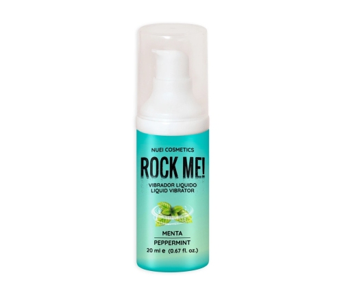 NUEI Rock Me! Liquid Gel Peppermint 20ml - Vegan Tingling Sensation